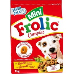 FROLIC Complet Mini Croquettes Chiens Volaille Légumes Céréales 1Kg