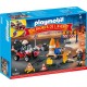 PLAYMOBIL 9486 Calendrier de l'Avent Pompiers et incendie de chantier