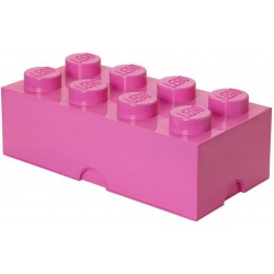 LEGO Storage Brick Boîte de Rangement rose x8