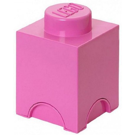 LEGO Storage Brick Boîte de Rangement rose x1