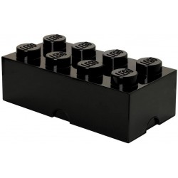 LEGO Storage Brick Boîte de Rangement noir x8