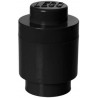 LEGO Storage Brick Boîte de Rangement x1 rond noir