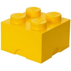 LEGO Storage Brick Boîte de Rangement jaune x4