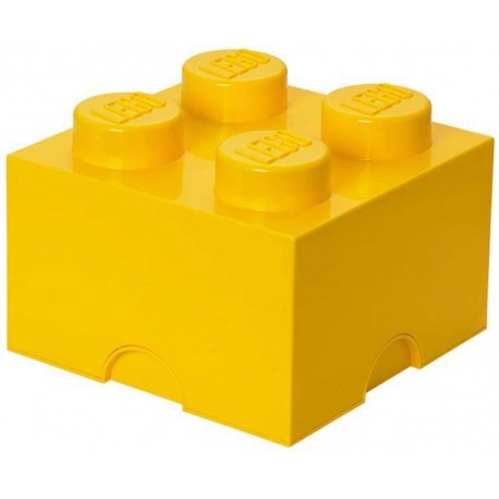 LEGO Storage Brick Boîte de Rangement jaune x4