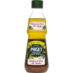 Puget Vinaigrette Xérès, ail & basilic 33cl
