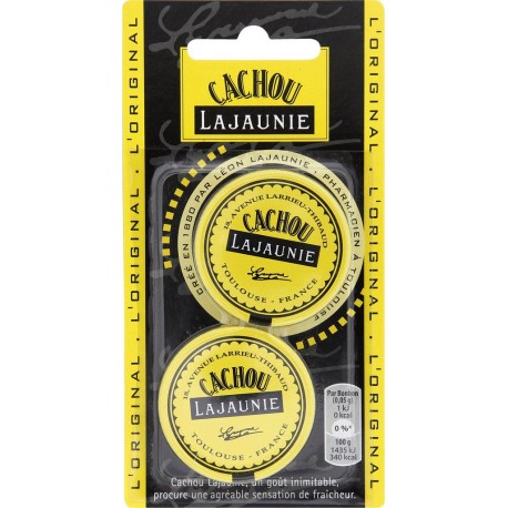 Cachou Lajaunie Bonbons réglisse 12g