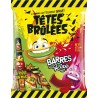 Tetes Brulees Bonbons pomme fraise 200g