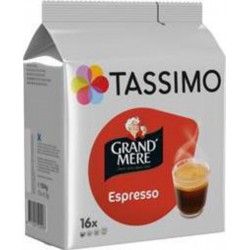 TASSIMO Grand'Mère Capsules de café moulu Espresso x16 capsules