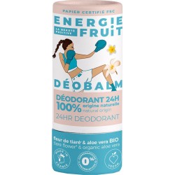 ENERGIE FRUIT Déodorant baume 100% d'origine naturelle fleur de tiaré et aloé véra 30g