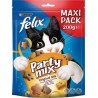 Felix Croquettes Chats Party Mix Original Poulet Foie Dinde Maxi Pack 200g