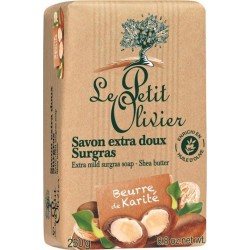 Le Petit Olivier Savon Extra Doux Surgras Parfum Beurre de Karité 250g