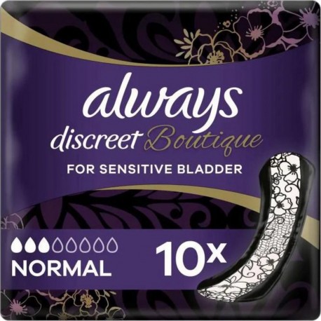 Always Serviettes discreet Normal x10 paquet 10 serviettes