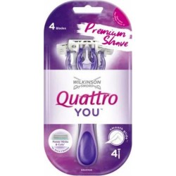 WILKINSON WILK.RASOIR QUATTRO YOU X4