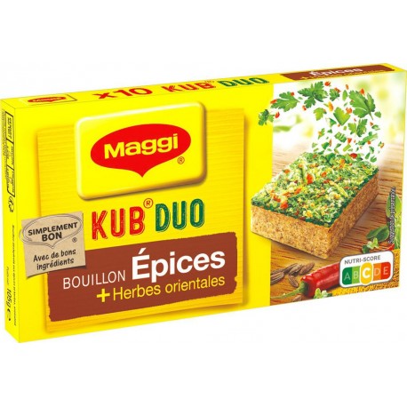 MAGGI KUB DUO EPICES HERBES ORIENTALES 105g