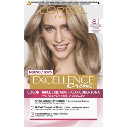 L'Oréal Expert Professionnel Excellence Crème Tinte 8,1 Rubio Claro Ceniza Teinte