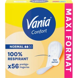 VANIA Protège-Slip Normal Respirant Confort x56