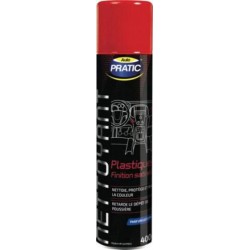 Auto Pratic Plastiques Satiné Tous Types de Plastiques Parfum Voiture Neuve 400ml