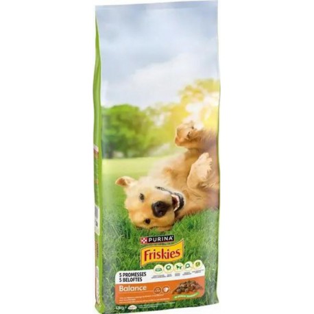 Friskies Croquettes Vitafit Balance Poulet Légumes pour chiens 12Kg