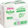 Love & Green Serviettes Hypoallergéniques Anti-Irritation Super x12