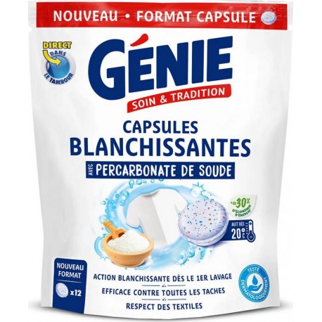 GENIE CAPS BLANCHISS 12X20g