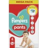 Pampers baby-dry pants couches culottes mega pack T4 9-15Kg x86 couches