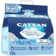 Catsan Litière Minérale Hygiene Plus pour Chat 10L (lot de 2)