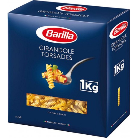 Barilla Girandole Torsades 1Kg (lot de 6)