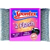 Spontex Tampon 2 Flash Ne Raye Pas Fibre Délicate Par 2 (lot de 3 soit 6 éponges)