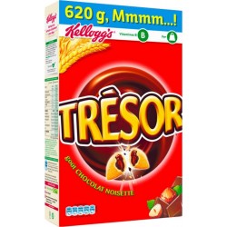 Kellogg's Kellogg’s Trésor Chocolat Noisettes Maxi Format 620g (lot de 3)