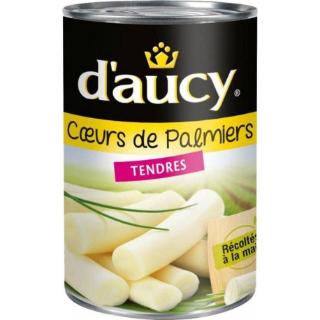 D'aucy Coeurs De Palmiers Tendres égouté 220g net 400g (lot de 5)
