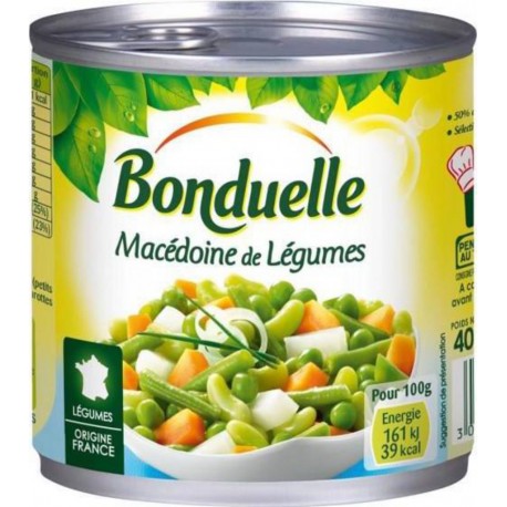 Bonduelle Macédoine de Légumes 265g (lot de 10)