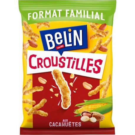 Belin Croustilles aux Cacahuètes Format Famiial 138g (lot de 10)