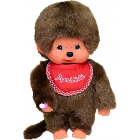 BANDAI Monchhichi - Garçon Rouge 20cm