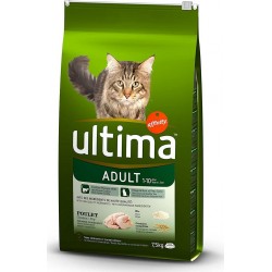ULTIMA CHAT ADULTE POULET RIZ 7.5Kg