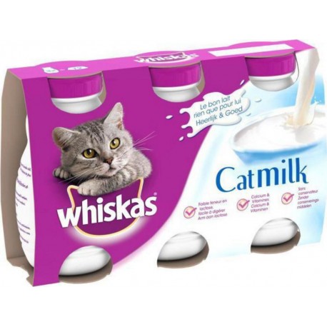 WHISKAS Lait pour Chats Catmilk 3x200ml 600ml