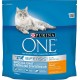 Purina One Spécial Chat Stérilisé d'Intérieur au Poulet et Céréales Complètes 1,5Kg (lot de 6)