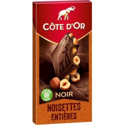 Côte d'Or Côte d’Or Noir Noisettes Entières 180g (lot de 9)