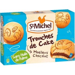 St Michel Tronches de Cake Moelleux Chocolat 175g (lot de 3)