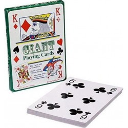 Giant Cartes Geantes Jeux de 54 cartes XXL 28 x 20cm