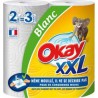 Okay XXL Essuie-tout compact blanc x2 rouleaux