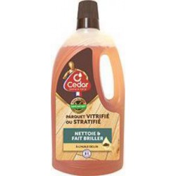 O'Cedar Nettoyant parquet vitrifié ou stratifié à l'huile de cèdre le flacon de 1L