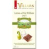 Villars Chocolat lait larmes de poire Williams la tablette de 100g