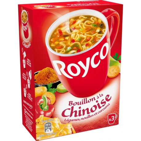 Royco Soupe déshydratée Les Minutes Soup 20cl x3