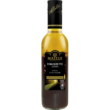 Maille Vinaigrette huile olive/olives noires 36cl