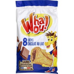 Whaou Crêpes fourrées chocolat au lait x8 256g