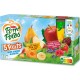 Pom'Potes Compotes pommes fruits rouges & pommes fruits jaunes 12x90g 1.08Kg