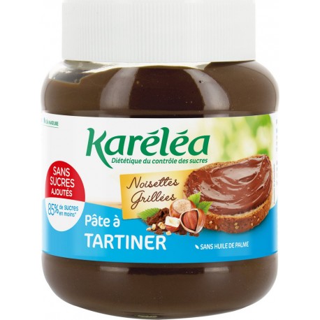 Karéléa Pâte à tartiner aux Noisettes Grillées sans sucres ajoutés 400g