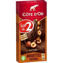 Côte d'Or Chocolat Noir Noisette 2x180g