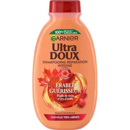 Garnier Shampoing Réparation Intense Cheveux Très Abîmés Erable Guérisseur 250ml