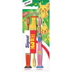 SIGNAL Brosses à dents POKEMON x3